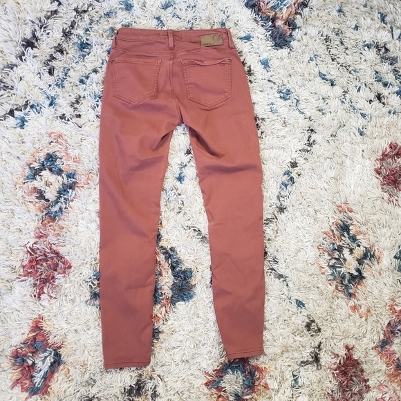 Mavi Karlina Mid Rise Skinny Cargo Pants Jeans Stretchy Pink Coral Casual Preppy - Picture 7 of 11